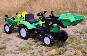 Traktor Na Pedały Z Przyczepą I Łyżką/tr3005