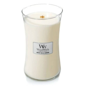WoodWick Świeca duża White tea & jasmine