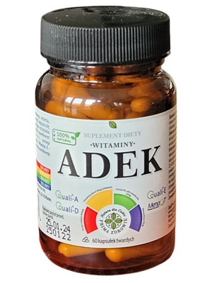 Witaminy ADEK 60 kapsułek