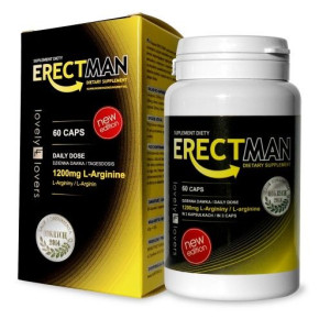 Erectman wzmocniona erekcja i potencja u mężczyzn suplement diety 60 kapsuł