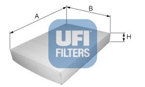 Filtr Kabinowy Ufi 5312500