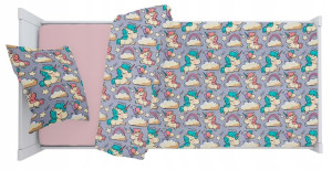 Pościel FLANELOWA 140x160 + 50x60 cm GRUBA Ciepła
