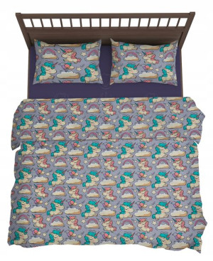 Pościel FLANELOWA 160x200 + 2x 40x60 GRUBA Ciepła