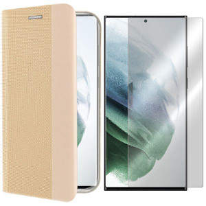 Etui Do Samsung Galaxy S22 Ultra Sensitive + Szkło