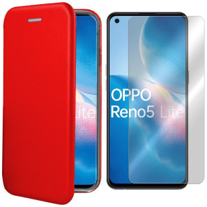 Etui Do Oppo Reno 5 Lite Pokrowiec Prestige +szkło