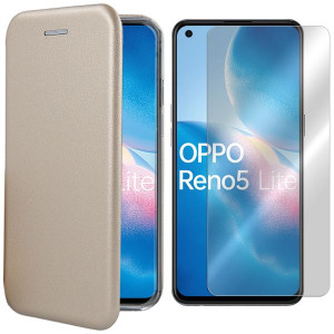Etui Do Oppo Reno 5 Lite Pokrowiec Prestige +szkło