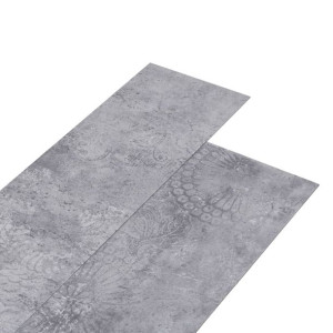 SAMOPRZYLEPNE PANELE PODŁOGOWE WINYLOWE PVC 4,46m², 3mm Cementowy Szary
