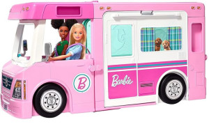 Mattel Barbie Kamper 3w1 Umeblowany GHL93