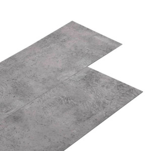 SAMOPRZYLEPNE PANELE PODŁOGOWE WINYLOWE PVC 4,46m², 3mm cementowy brąz