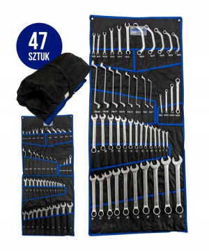Bass Pl Zestaw Kluczy Płasko Oczkowe 47szt 6-32mm