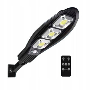 Latarnia Lampa Solarna Led Cob Panel Halogen Pilot