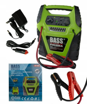 Prostownik Z Rozruchem Kompresorem 12v Led Usb