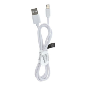 Kabel USB - Micro C363 1 metr biały (długa końcówka: 8mm Micro USB  Biały