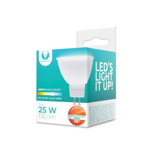 Żarówka LED GU5,3 MR16 3W 12V 6000K 130lm 38° Forever Light