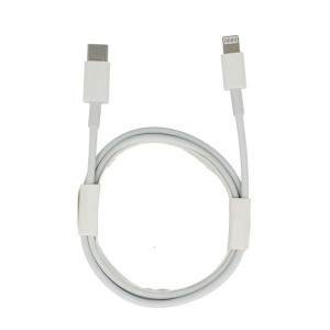 Kabel - USB Typ C na Lightning  Typ C + Lighting  Biały