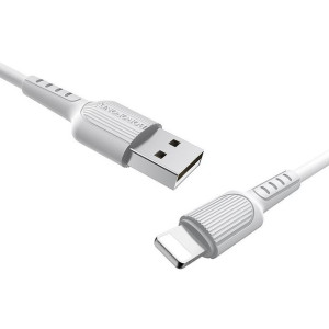 Kabel USB Borofone BX16 - Lightning 1M Lightning Borofone Czarny