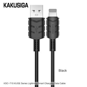 Kabel Kaku KSC-710 lightning iPhone wszystkie modele od 5 do X KAKU Czarny