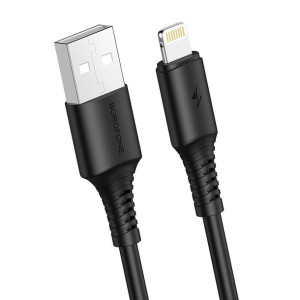 Borofone Kabel BX47 Coolway - USB na Lightning - 2,4A 1 metr czarny