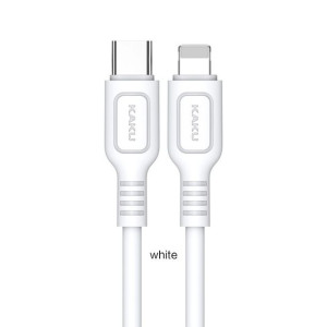 Kabel KAKU  3A 120 cm USB Typ C  na iPhone 20W KSC-536 Typ C + Lighting