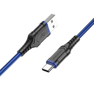 Borofone Kabel BX67 - USB na Typ C - 3A 1 metr niebieski Typ C