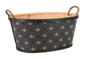 Prezentowy Koszyk Z Łuby 38x28,5x17/21h Cm
