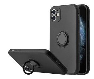 Etui Vennus Silicone Ring  Samsung Galaxy A12  Czarny