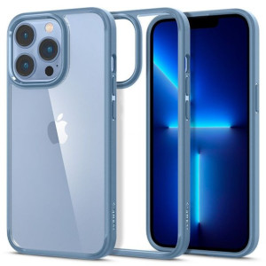 Etui SPIGEN Ultra Hybrid Iphone 13/13 Pro  Przezroczysty z niebieska ramka