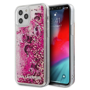 Karl Lagerfeld Glitter Charms Apple iPhone 12/12Pro Karl Lagerfeld Różowy