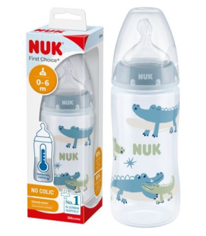 Nuk Butelka Antykolkowa Z Czujnikiem 300ml 0m+ Blue