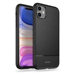 Etui Crong Prestige Carbon Cover Apple Iphone 11 Czarny