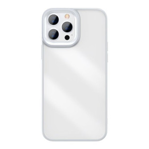 Baseus Crystal pancerne etui z żelową ramką szary Apple Iphone 13 Pro Max