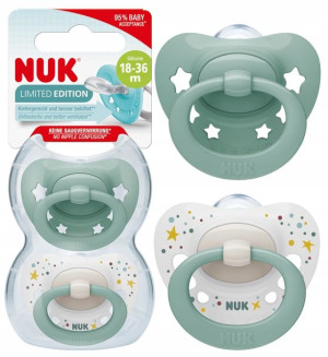 Nuk Silikonowy Smoczek Signature Family Love 18-36m Boy