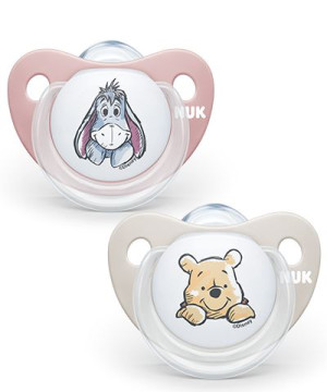 Nuk Smoczek Uspokajający 2szt 0-6m 730129 Kubuś/Osiołek