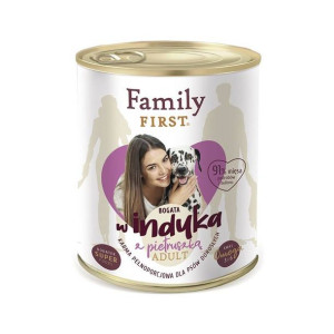 FAMILY FIRST Adult indyk z pietruszką 800g