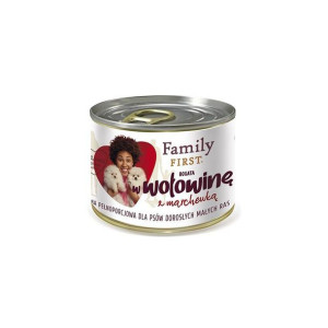 FAMILY FIRST Adult wołowina z marchewką 200g