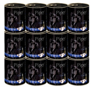 Karma Dla PSA PIPER Animals Z DORSZEM 12 x 800g