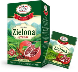 Malwa Herbata Zielona Z Granatem 20tb 30g