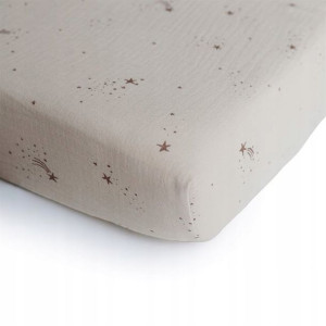 Prześcieradło do Łóżeczka MUSHIE Stars - 100x40cm