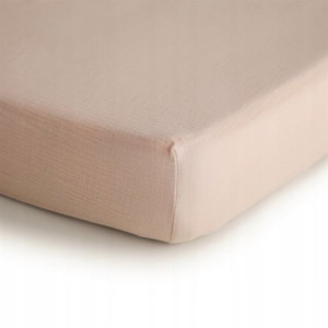 Prześcieradło do Łóżeczka MUSHIE Blush - 100x40cm
