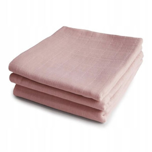 Mushie Pieluszki Muślinowe 3-Pack Blush 59x59cm