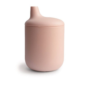 Silikonowy Kubek Niekapek Slippy Cup MUSHIE Blush