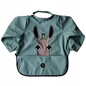 Śliniak z rękawkami Mint Łoś Baby Livia 300-10
