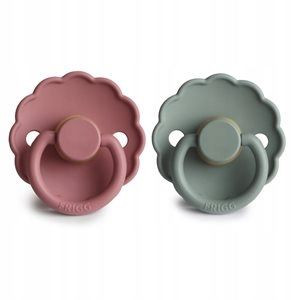 Smoczek Daisy 2-Pack Rose/Lily Pad-Rozmiar 1 Frigg
