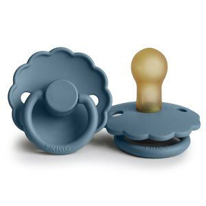 Smoczek FRIGG Daisy Glacier Blue kauczukowy 0-6m