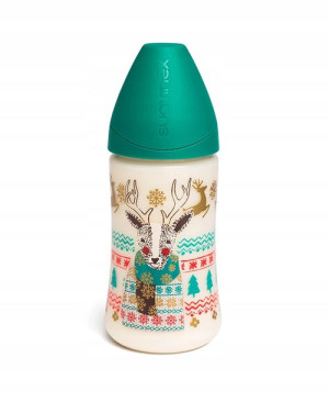 Butelka Suavinex WINTER COLLECTION 270ml ZIELONA
