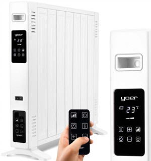 2w1 Elektryczny GRZEJNIK Panelowy YOER 2000W + EKO