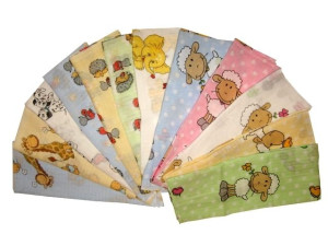 Pieluchy Tetrowe KOLOROWE 60x80cm 1szt