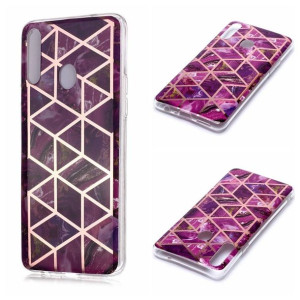 Etui Art Marble Pattern Samsung A20s  Odcienie fioletowego