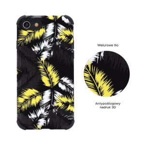 Leaves Case Samsung A40 Wisko Czarny