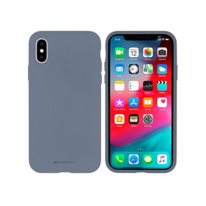 Etui Mercury Sillicone Samsung A50 Lawendowy